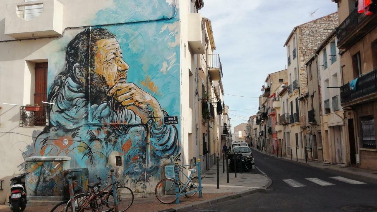 Le Pouffre, Maison De Pecheur Au Quartier Des Artistes, Clim, Wifi Sete Luaran gambar